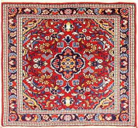 Sarouk Tappeto persiano 70 x 70 Rosso (Iran) Annodato A Mano