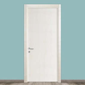 Porta interna a battente Wheat in MDF colore bianco, L 60 x H 210 cm, apertura reversibile