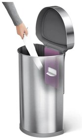 Portarifiuti touchless in acciaio inox da 45 l - simplehuman