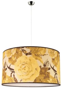 Duolla - Lampadario a sospensione con filo CONSTANCE 1xE27/40W/230V diametro 45 cm giallo