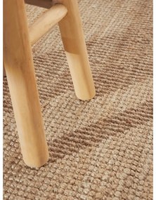 Tappeto rotondo di colore naturale in iuta ø 200 cm Bouclé Jaipur – Hanse Home