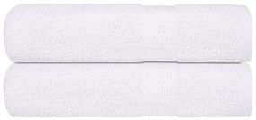 Asciugamani 2 Pz Bianchi 50x100 Cm 360 G/m² 100% Cotone /