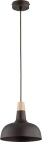 Lampadario a cavo RODOS 1xE27/15W/230V nero