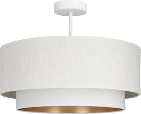 Plafoniera NATIA 1xE27/60W/230V Ø 45 cm bianca