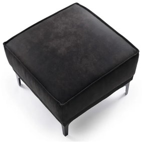 Sgabello antracite in similpelle Copenhagen - Scandic