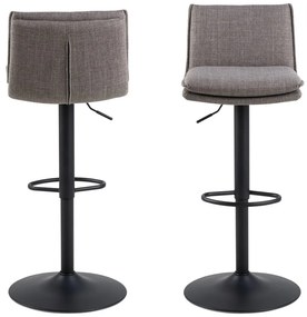 Sgabelli da bar girevoli grigi in set di 2 107 cm Flynn - Actona