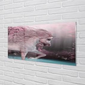 Rivestimento parete cucina Lago dell'albero di unicorno 100x50 cm