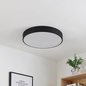 Lindby Simera plafoniera LED 50cm, nero