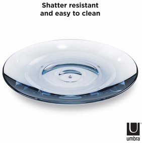 Dispenser di sapone in plastica blu Droplet - Umbra