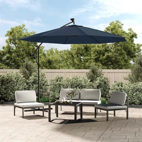 Telo Di Ricambio Per Ombrellone Bianco Blu 350 Cm /