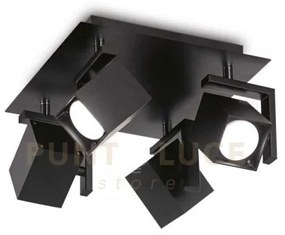 Lampada da soffitto mouse pl4 nero