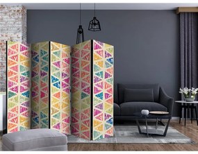 Paravento Letters and Triangles II [Room Dividers]