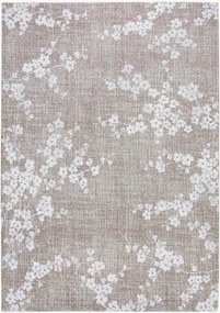 Tappeto jacquard lavabile da interno-esterno Sakura