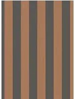 Streifentapete Regatta Stripe von Cole & Son - Tan & Black