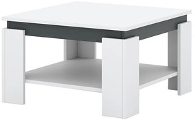 Tavolino da salotto OLAF bianco/antracite