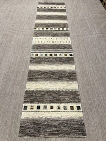Loribaft Tappeto 80x340 Beige (Iran) Annodato A Mano