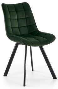 Sedia da pranzo COMORO, 1 pz, verde scuro