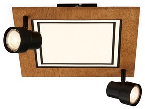 Brilo - Lampada LED da soffitto 12W/230V + 2xGU10 9W 3000K