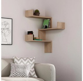 Mensola angolare LUKSA 90x60 cm marrone