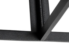 Plafoniera moderna nera 2 luci - Cela