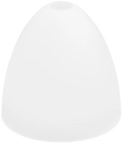 Vetro di ricambio per lampadario E27 diametro 23,5 cm bianco