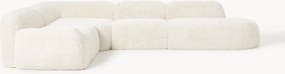 Divano angolare componibile XL in teddy Wolke