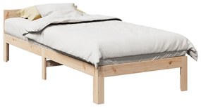 Giroletto Senza Materasso 90x200 Cm İn Legno Massello Di Pino /