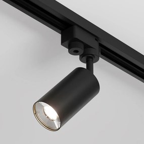 Faretto Per Binario Moderno Focus Mini Alluminio Nero 1 Luce