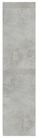 Armadio con cassetti grigio cemento 50x50x200 cm in truciolato
