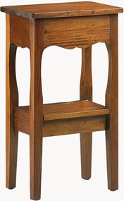 Tavolino in mogano fatto a mano con cassetto Beatrice