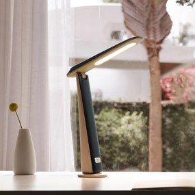 Lampada da tavolo LED dimmerabile ricaricabile TOP LED/4W/5V 1800 mAh 3000/4000/5000K marrone/nero