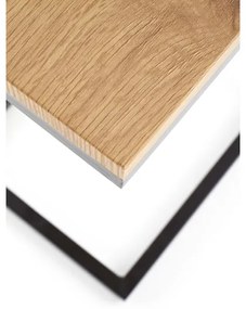 Tavolino da salotto AURIA rovere/nero