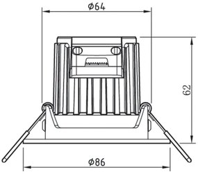 Philips - SET 3x LED Lampada da bagno dimmerabile ABROS LED/9W/230V IP44