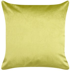 Set di 2 cuscini velluto verde chiaro e oro 45 x 45 cm MONSTERA Beliani