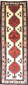 Meshkin Tappeto persiano 100x300 Beige (Iran) Annodato A Mano