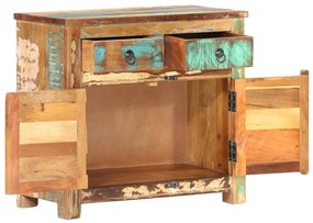 Credenza 70x35x65 cm in legno massello di recupero