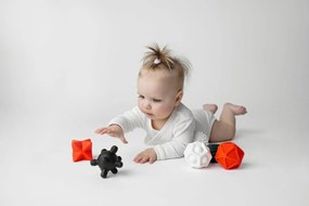 Mom’s Care - palline sensoriali 6 pezzi - bianco e nero