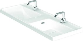 Lavabo sospeso doppia vasca 120cm Litos-TT82 - KAMALU