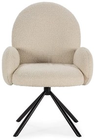 Poltrona beige Dario - Marckeric