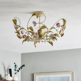 Luminex Plafoniera Rose come lampadario, 5 luci
