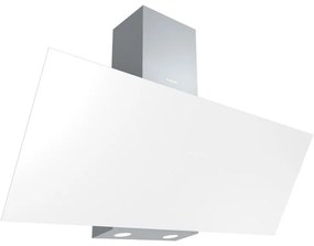 Cappa a parete 3481 vetro dritto SILVERLINE bianco L 90 cm