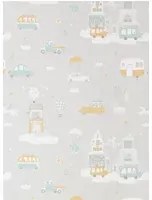 Majvillan Carta da parati Above the Clouds - Soft Grey