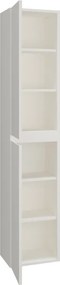 Composizione bagno sospesa 65 cm colore bianco opaco | LAC-EOLO-65 - KAMALU
