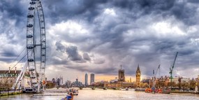 Quadro su tela – Londra unica e il fiume Tamigi