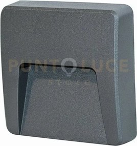 Extra segnapasso esterno 1 luce grigio antracite ip65 led cct 3000/...