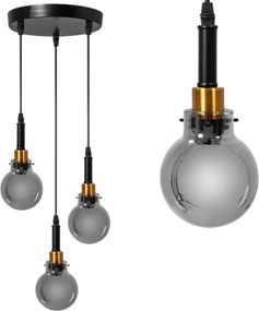 Lampada APP1125-3CP Black Gold
