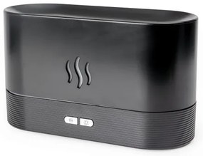 LED RGB Diffusore di aromi e umidificatore d'aria a ultrasuoni con retroilluminazione 180ml nero