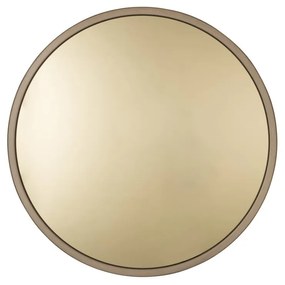 Specchio da parete in acciaio dorato , ø 60 cm Bandit - Zuiver