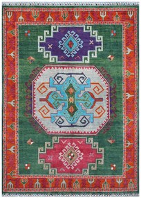 Kazak Tappeto 150x200 (Pakistan) Annodato A Mano