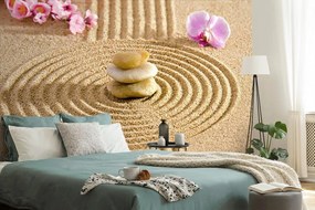Carta da parati – Giardino con elementi Feng Shui